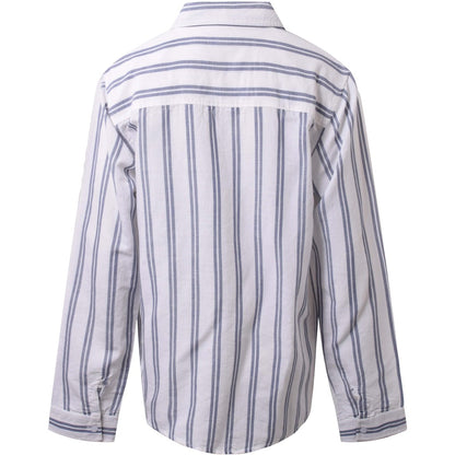 HOUNd BOY Linen-blend Shirt S/S shirt 737 Deep Blue/White striped