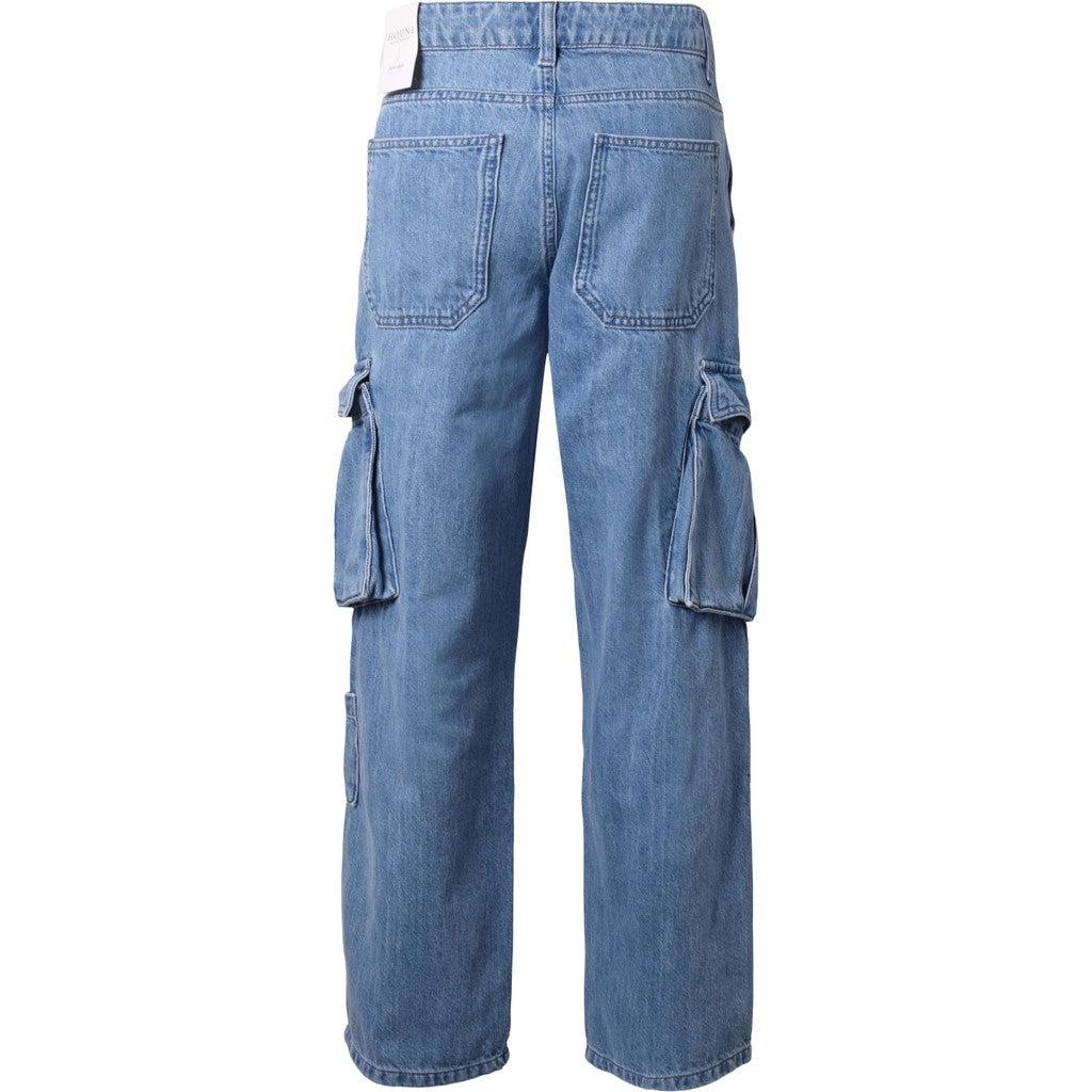 HOUNd GIRL Cargo denim - Wide Jeans Light blue used