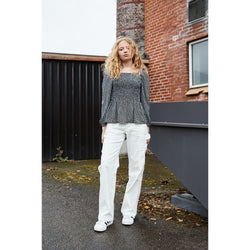 HOUNd GIRL Pocket denim - Wide Jeans Off white