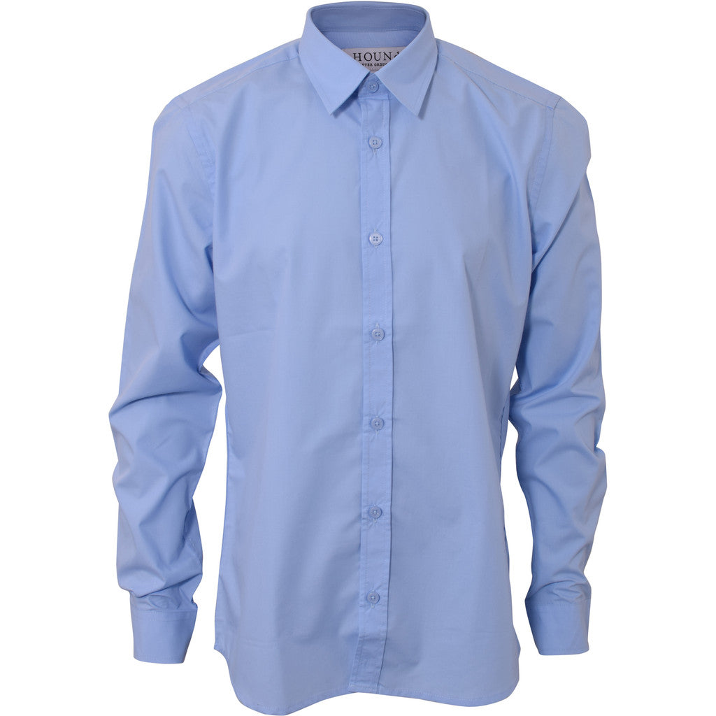 HOUNd BOY Shirt Plain L/S shirt Lyseblå