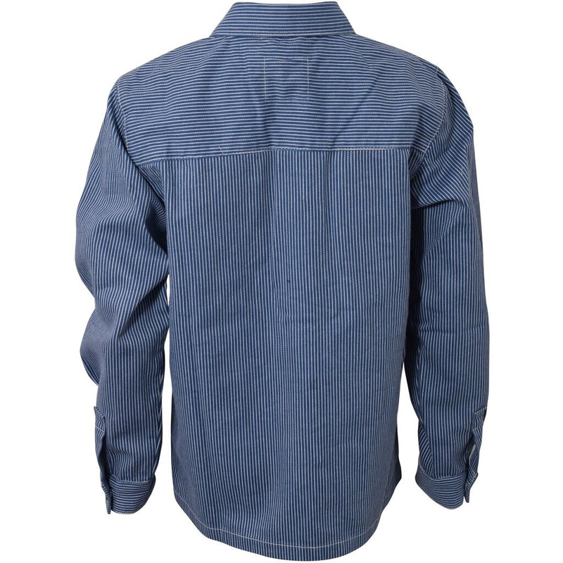 HOUNd BOY Striped Overshirt Overshirt 738 Striped off white/light blue