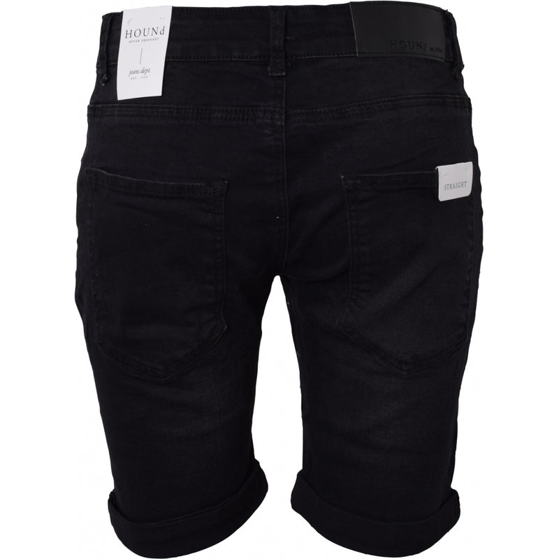 HOUNd BOY STRAIGHT shorts shorts Black denim