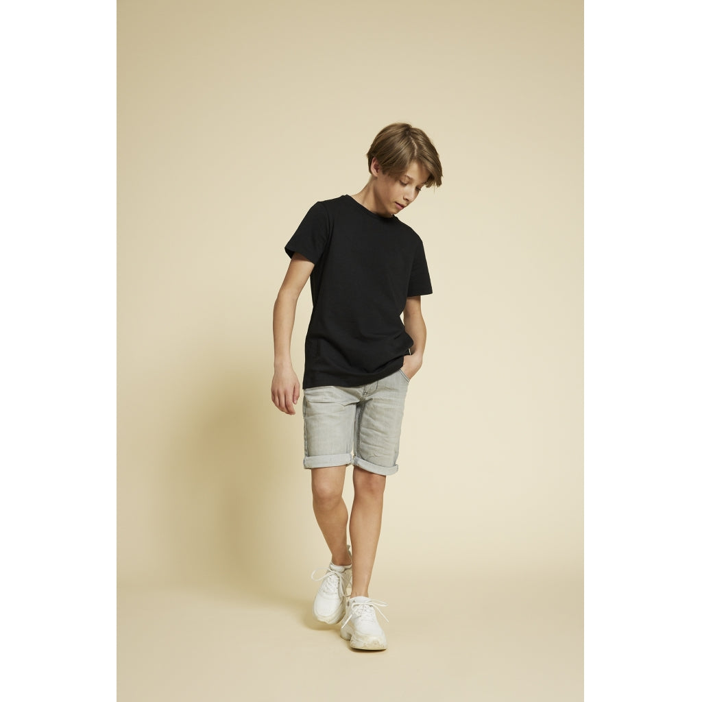 HOUNd BOY STRAIGHT shorts shorts Grey denim