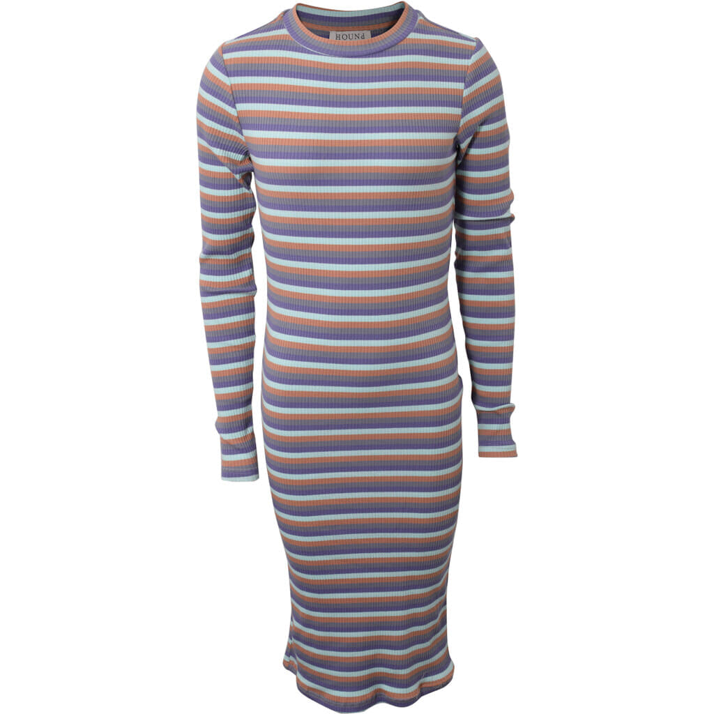HOUNd GIRL Stripe dress dress Sky blue