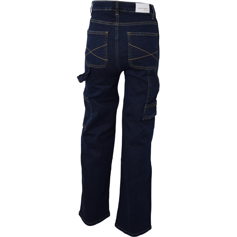 HOUNd GIRL Worker denim Jeans 862 Deep Blue Denim