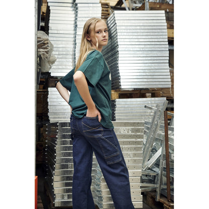 HOUNd GIRL Worker denim Jeans 862 Deep Blue Denim